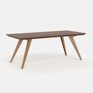 ROLY-POLY Dining Table | Wood&Metal - AROUNDtheTREE